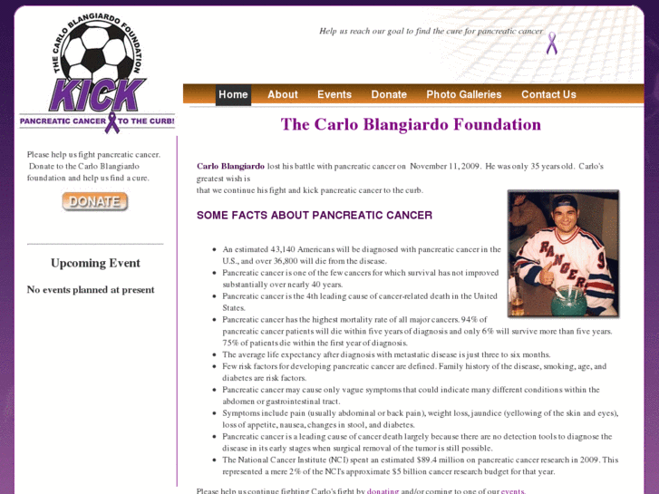 www.carloblangiardofoundation.com