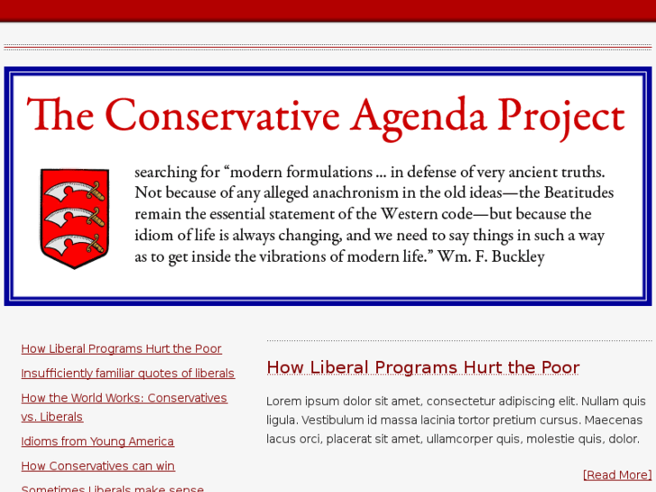 www.conservativeagendaproject.com