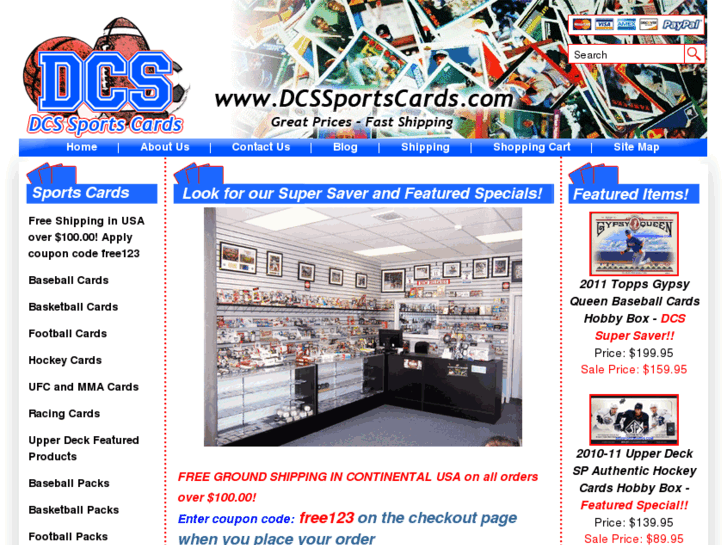 www.dcssportscards.com