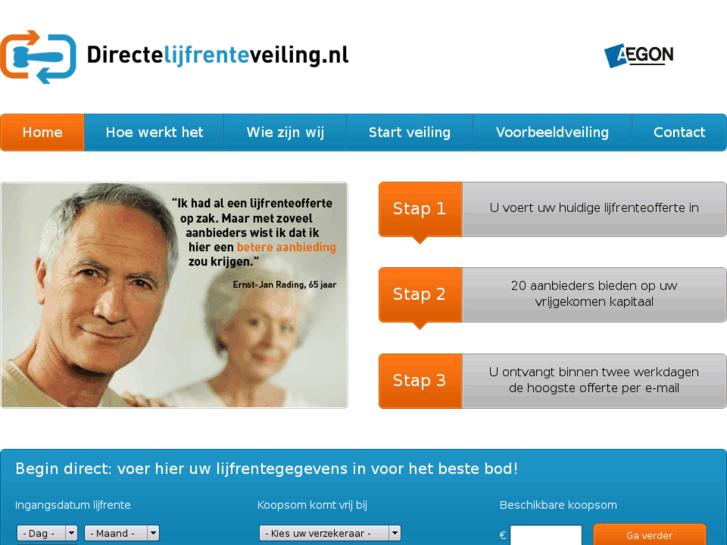 www.directelijfrenteveiling.nl