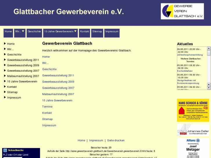 www.gewerbeverein-glattbach.de