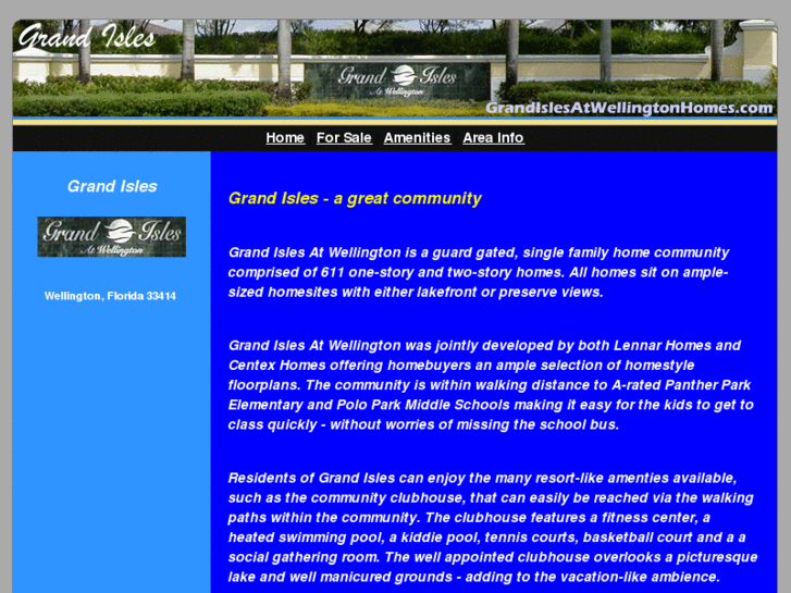 www.grandislesatwellingtonhomes.com
