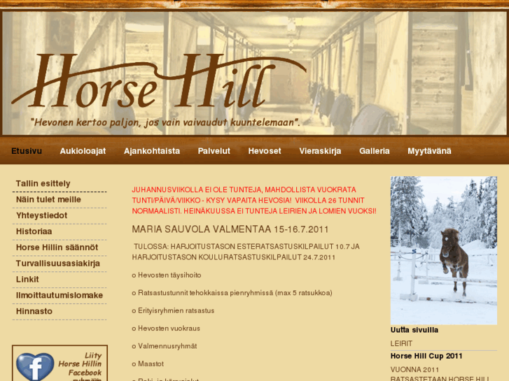 www.horsehill.fi