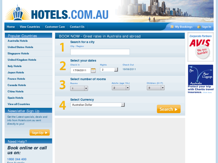 www.hotels.com.au