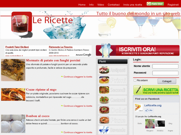 www.lericette.org