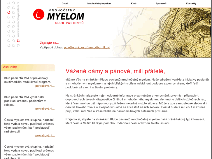 www.mnohocetnymyelom.cz