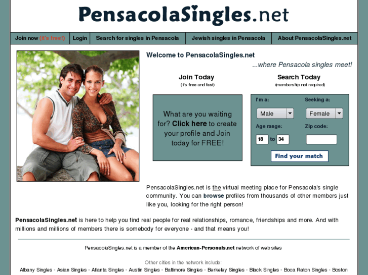 www.pensacolasingles.net