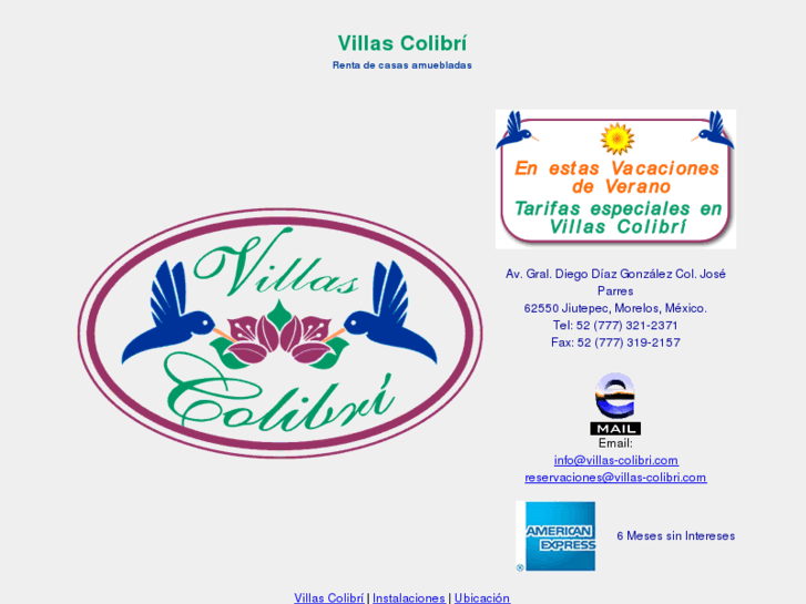 www.villas-colibri.com