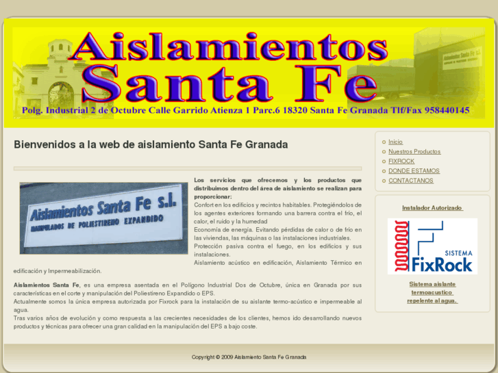 www.aislamientossantafe.com