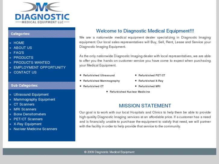 www.diagnosticmedicalequipment.com