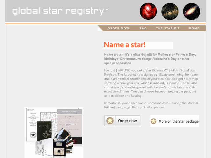 www.globalstarregistry.com