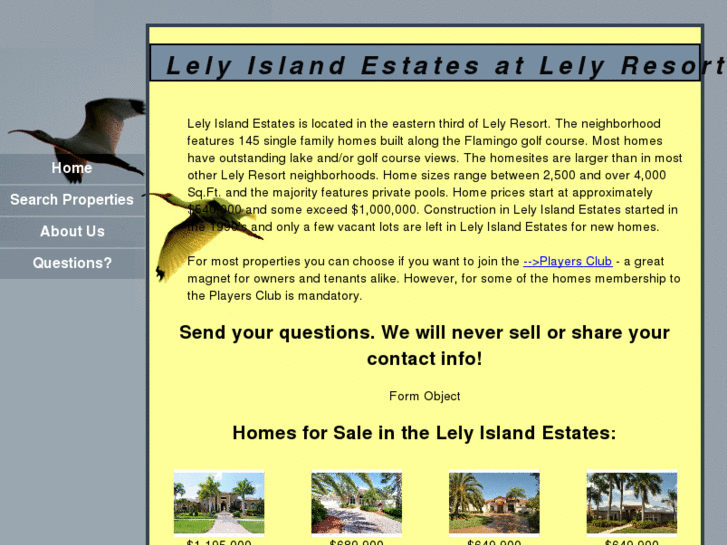 www.lelyislandestateslelyresort.com