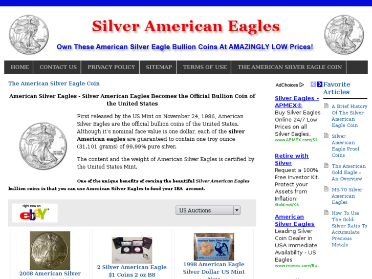 www.silveramericaneagles.org
