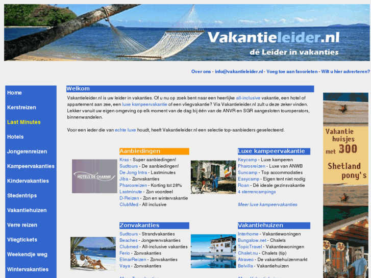 www.vakantieleider.nl