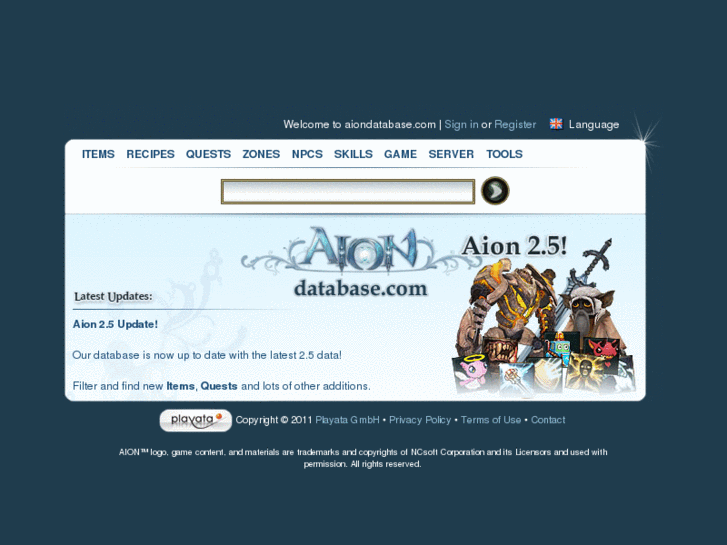 www.aiondatabase.com