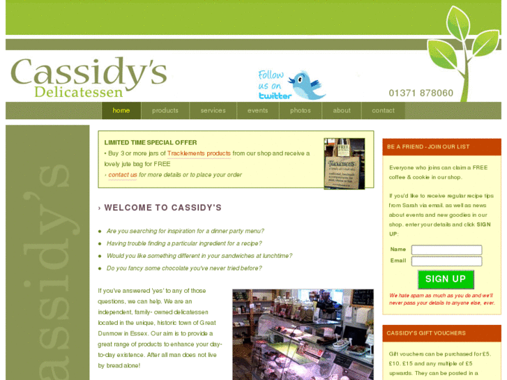 www.cassidysdeli.co.uk