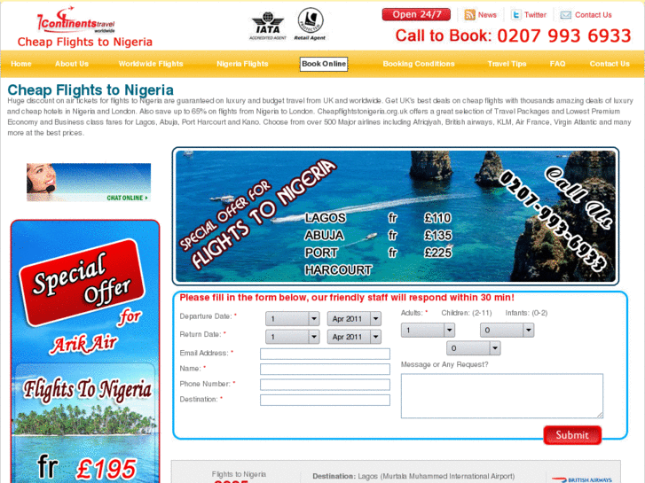 www.cheapflightstonigeria.org.uk