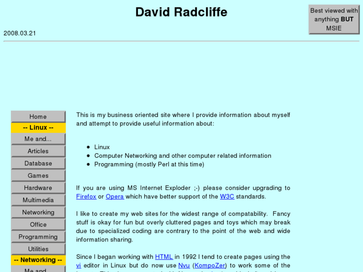 www.davidradcliffe.org