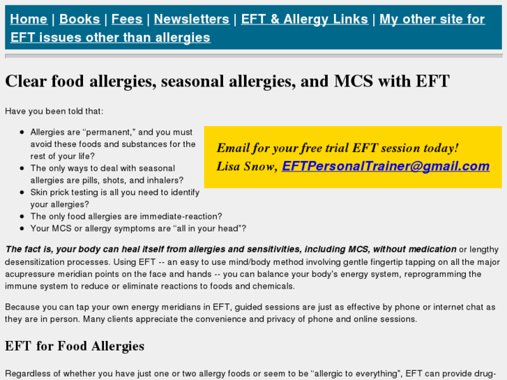 www.eftforallergies.com