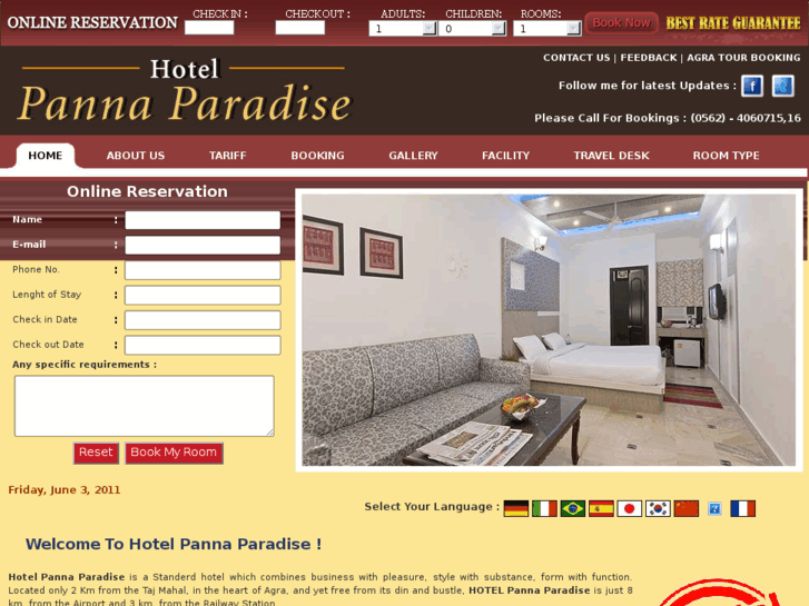 www.hotelpannaparadise.com