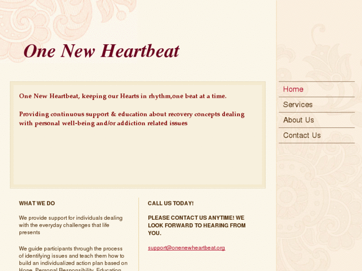 www.onenewheartbeat.org