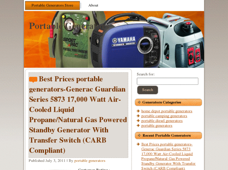 www.portablegeneratorsstore.com