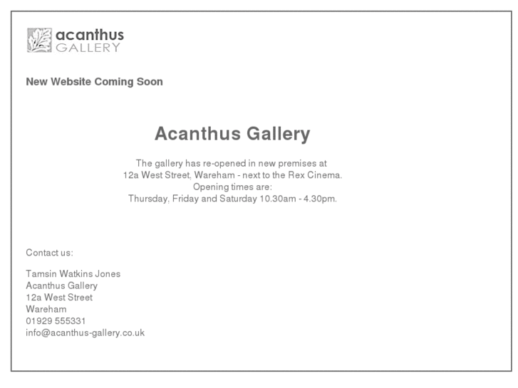 www.acanthusgallery.co.uk