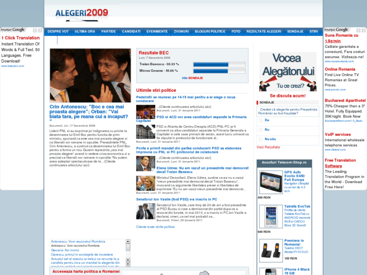 www.alegeri-2009.ro