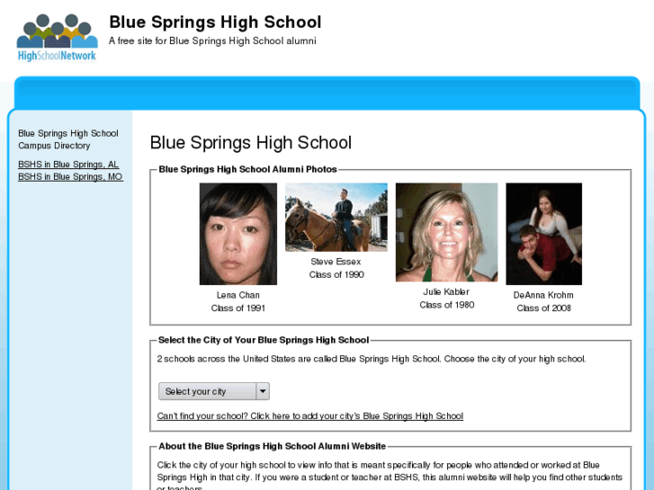 www.bluespringshighschool.org