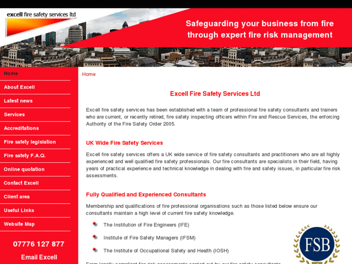 www.excellfiresafetyservices.co.uk