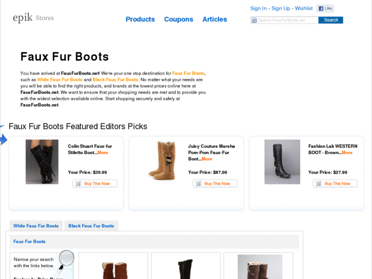 www.fauxfurboots.net