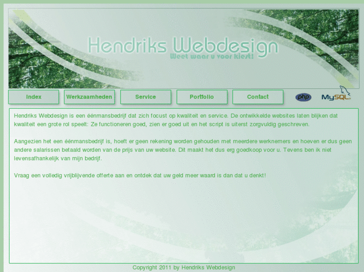 www.hendrikswebdesign.com