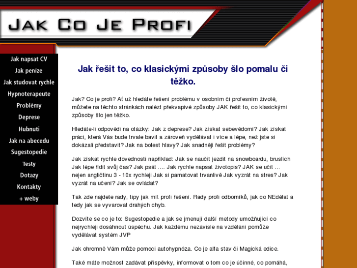 www.jakcojeprofi.com