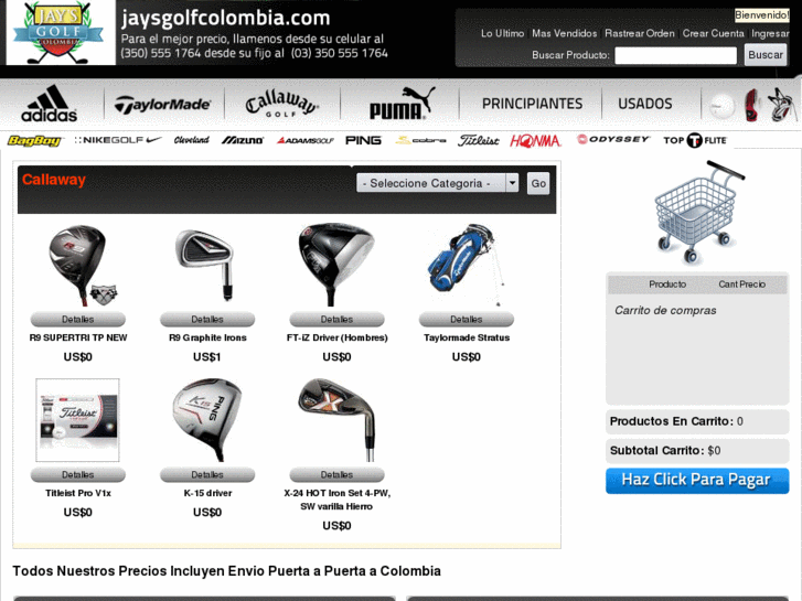 www.jaysgolfcolombia.com