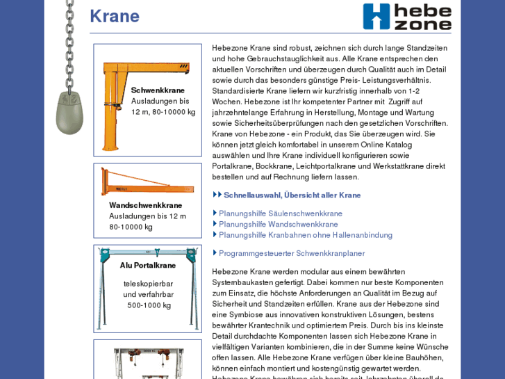 www.krane-zone.de