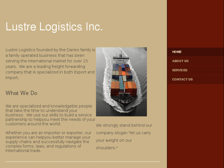 www.lustrelogistics.com