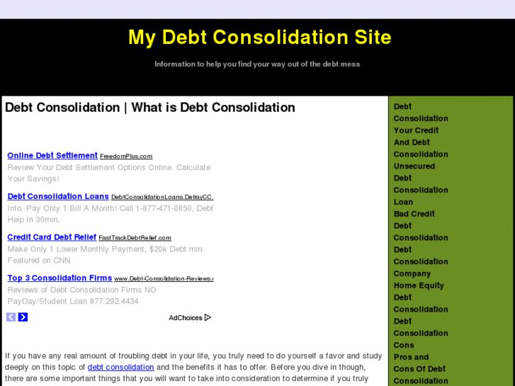 www.mydebtconsolidationsite.us