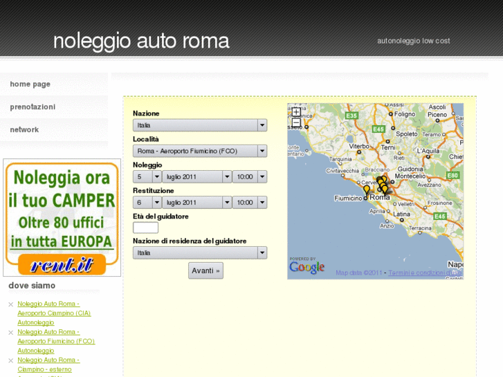 www.noleggioautoaroma.it