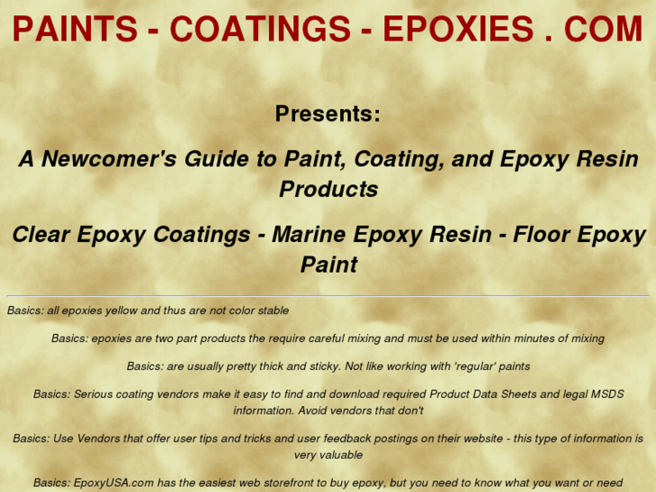 www.paints-coatings-epoxies.com