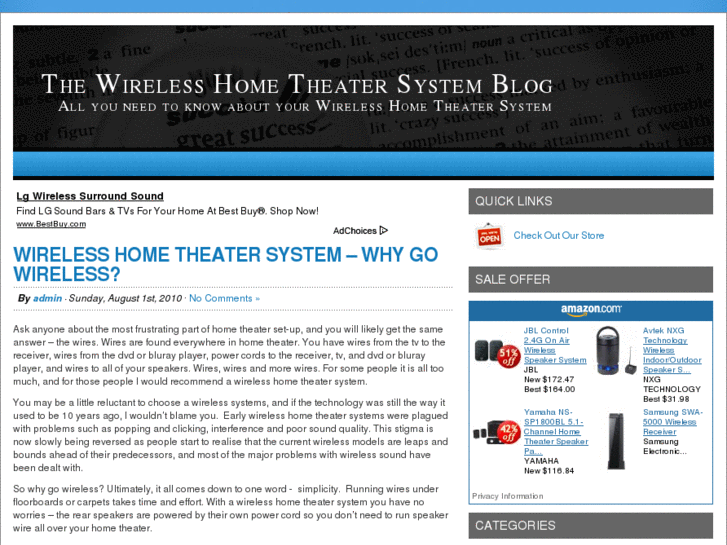 www.wirelesshometheatersystem.org