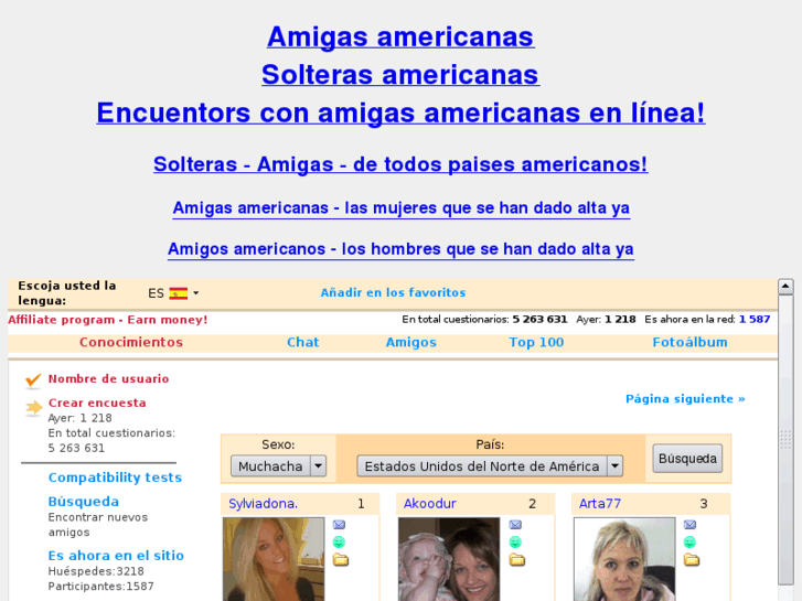 www.amigas-americanas.com