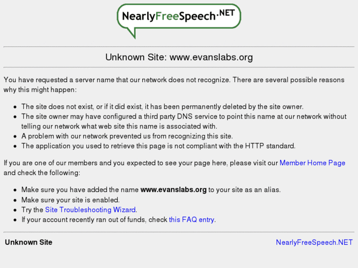 www.evanslabs.org