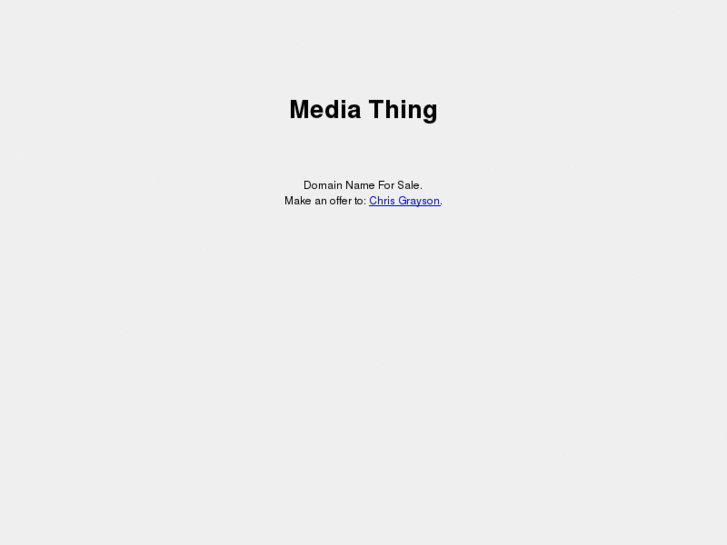 www.mediathing.com