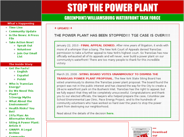 www.stopthepowerplant.org