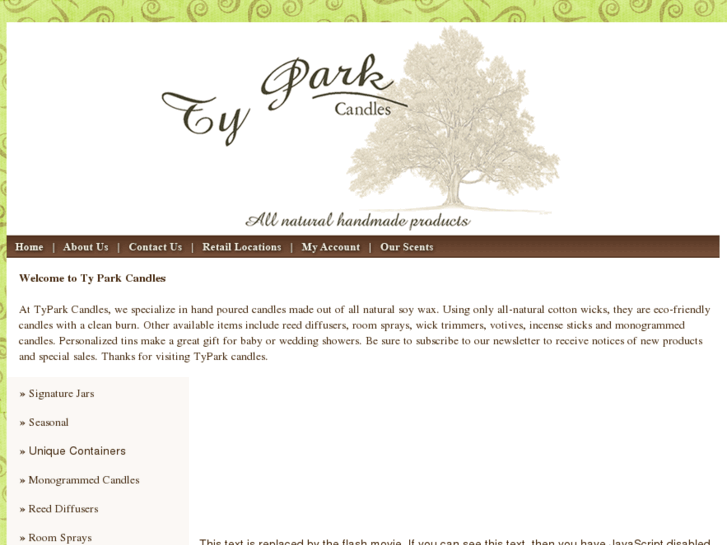 www.typarkcandles.com