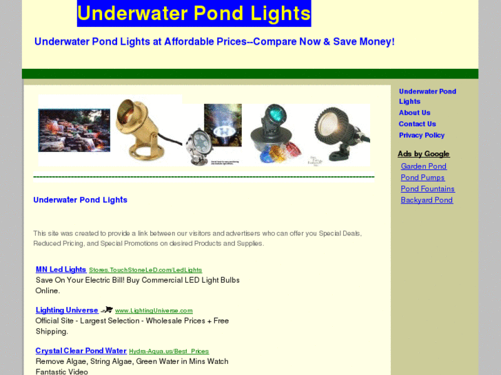 www.underwaterpondlights.org