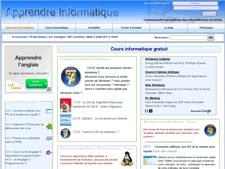 www.apprendre-informatique.com