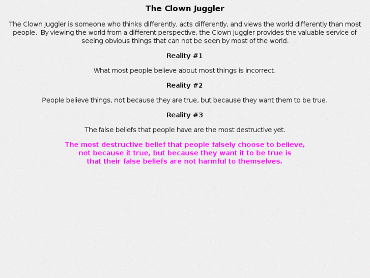 www.clownjuggler.com