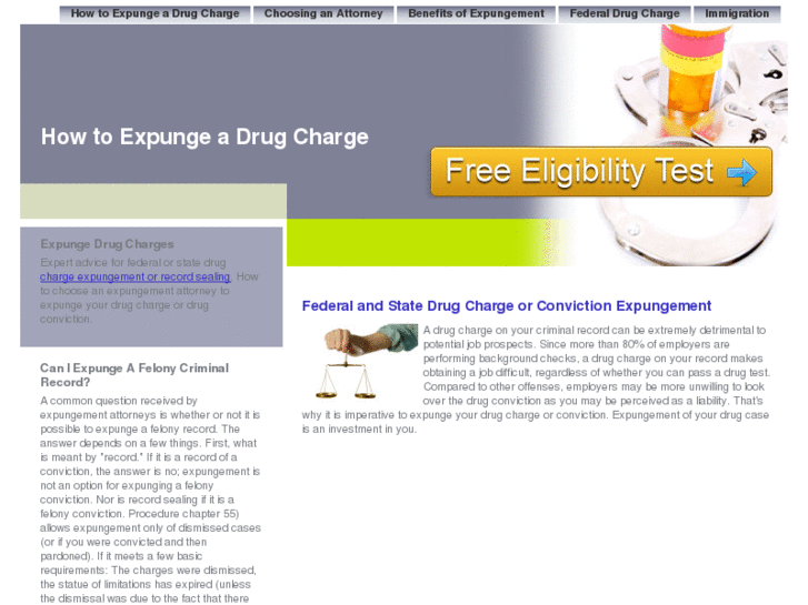 www.expungedrugcharge.com