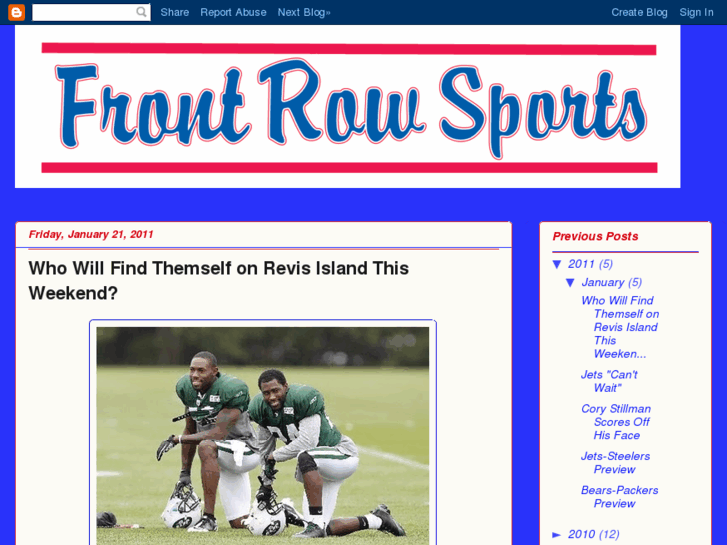 www.frontrowsportsblog.com